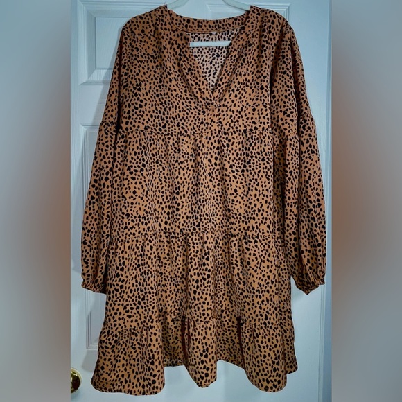 Women’s Dalmatian Print Dress Size XL - Picture 1 of 5